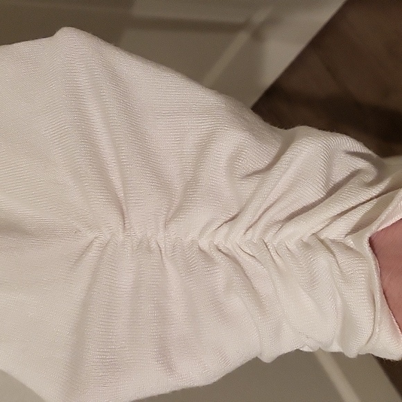 Women’s Inc. White cardigan with rhinestone buttons - Picture 6 of 8